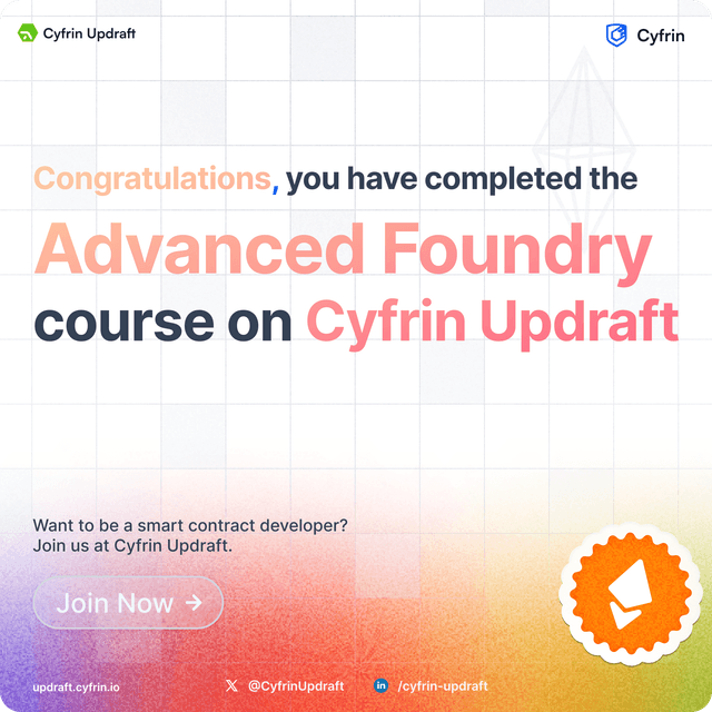 Advanced Foundry