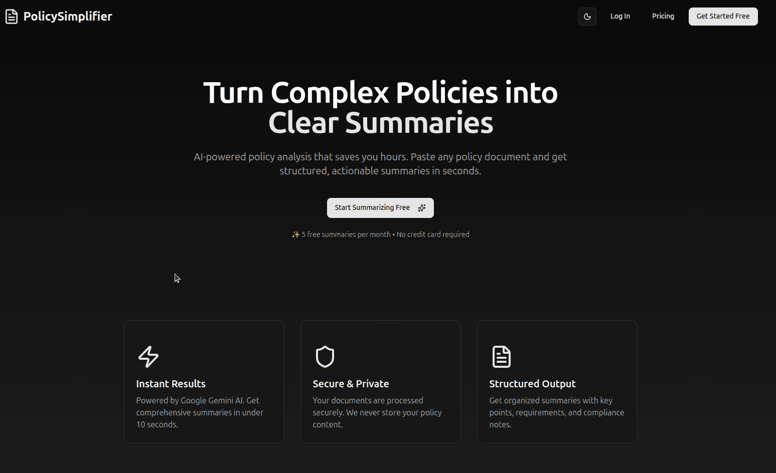 Policy Simplifier Screenshot